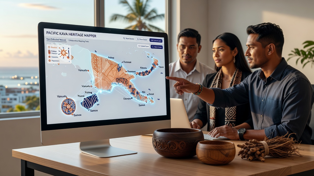 Mapping Pacific Island Heritage Through Specialized Web Collaboration Platforms for Kava Enthusiasts