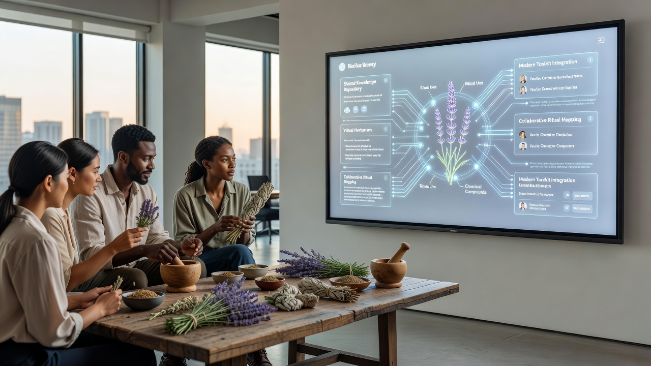 Navigating the Intersection of Traditional Plant Rituals and Modern Virtual Toolkits for Shared Knowledge Building